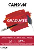 Olie Acrylblok Canson Graduate A4 290gr 20vel - thumbnail