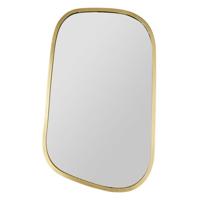 Wandspiegel Fancy - goud - metaal - organisch - 32 x 51 cm - wanddecoratie spiegels