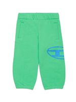 Diesel Kids pantalon de jogging en coton à logo imprimé - Vert - thumbnail