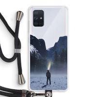 Wanderlust: Samsung Galaxy A71 Transparant Hoesje met koord