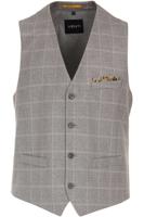 Venti Modern Fit Vest bruin, Ruit