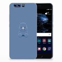 Huawei P10 Plus Telefoonhoesje met Naam Baby Rhino