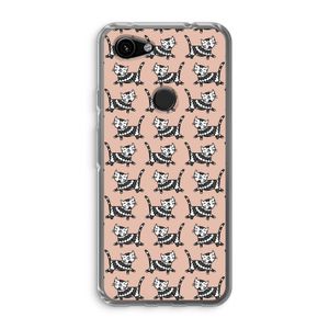 Zwarte poes: Google Pixel 3a Transparant Hoesje
