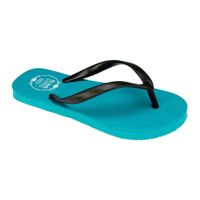 Waimea Teenslippers junior print blauw aqua zwart maat 33