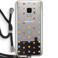 Bollen: Samsung Galaxy S9 Transparant Hoesje met koord