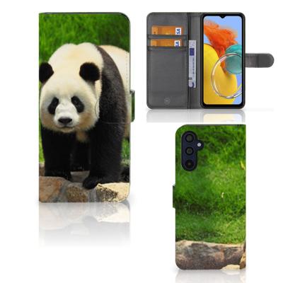 Samsung Galaxy M14 | Telefoonhoesje | Met pasjeshouder | Panda