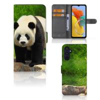 Samsung Galaxy M14 | Telefoonhoesje | Met pasjeshouder | Panda