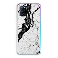 Witte marmer 2: Oppo A92 Transparant Hoesje