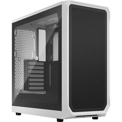 Focus 2 White TG Clear Tint Tower behuizing