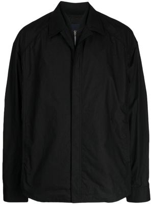 Juun.J surchemise en coton à design superposé - Noir