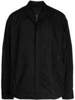 Juun.J surchemise en coton à design superposé - Noir