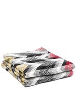 Missoni Home couverture à motif zigzag - Jaune