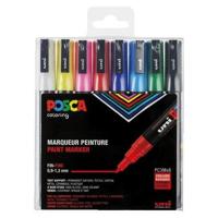 Paintmarker uni posca pc3m f 8st assorti