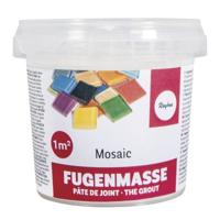 Mozaiek steentjes voegmiddel - kleur wit - 500 gram - mozaieken - 1 m2 - hobby/knutsel