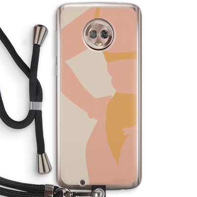 Bikini body: Motorola Moto G6 Transparant Hoesje met koord