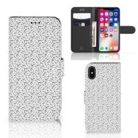 Apple iPhone X | Xs | Telefoon Hoesje | Stripes Dots