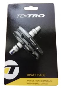 Tektro remblokken V brake 72 mm zwart 2 stuks