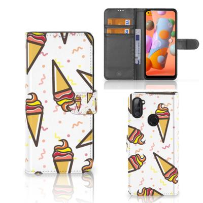 Samsung Galaxy M11 | A11 | Book Cover | Icecream
