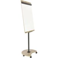 Rocada Flipchart NAT0616 (b x h) 670 mm x 2000 mm Hout, Eiken, Wit (RAL 9003) Afwisbaar, Beschrijfbaar, Magneetband, Incl. opbergbakje, Incl. papierhouder