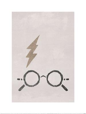 Kunstdruk Harry Potter the Boy Who Lived 30x40cm