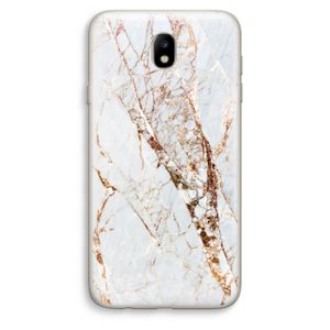 Goud marmer: Samsung Galaxy J7 (2017) Transparant Hoesje