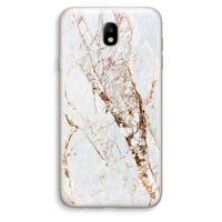 Goud marmer: Samsung Galaxy J7 (2017) Transparant Hoesje