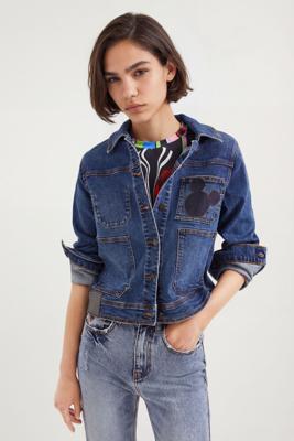 Spijkerjas met Mickey Mouse - BLUE - S