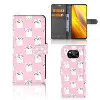 Xiaomi Poco X3 | Poco X3 Pro | Telefoonhoesje | Met pasjeshouder | Sleeping Cats