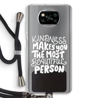 The prettiest: Xiaomi Poco X3 NFC Transparant Hoesje met koord