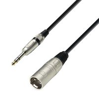 Adam Hall 3 Star BMV 0600 verloopkabel 1x XLR male naar 1x stereo jack 6m - thumbnail