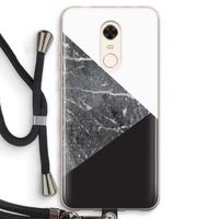 Combinatie marmer: Xiaomi Redmi 5 Transparant Hoesje met koord