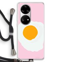 Sunny side up: Huawei P50 Pro Transparant Hoesje met koord