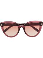 TOM FORD Eyewear lunettes de soleil Tori à monture papillon - Rose