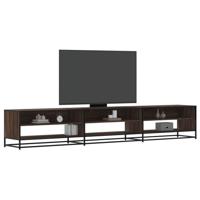Tv-meubel 270x40x46 cm bewerkt hout bruin eikenkleurig