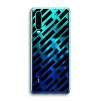 Zwarte vegen: Huawei P30 Transparant Hoesje