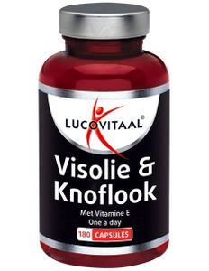 Visolie & knoflook-180 capsules - Lucovitaal