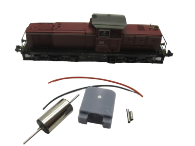 micromotor NR007 motor ombouwset voor Roco DB V 90, BR 290, Renfe BB 307, SNCF BB 63000