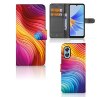 Book Case voor OPPO A17 Regenboog - thumbnail