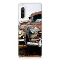 Sony Xperia 10 IV | Siliconen hoesje | met foto Vintage Auto