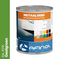 Afinol Metaalverf Geelgroen (RAL 6018) 750 ml