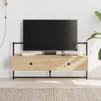 Tv-meubel wandgemonteerd 100,5x30x51 cm hout sonoma eikenkleur