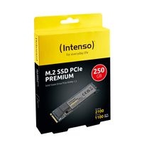 Intenso 250 GB NVMe/PCIe M.2 SSD harde schijf Retail 3835440 - thumbnail