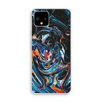 Black Unicorn: Pixel 4 Transparant Hoesje