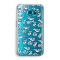 Poezen: Samsung Galaxy S6 Transparant Hoesje Poezen: Samsung Galaxy S6 Transparant Hoesje