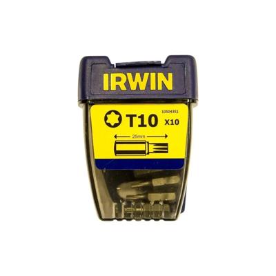 Irwin Torx T10 - 1/4”/25 mm - 10 stuks - 10504351