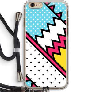 Pop Art #2: iPhone 6 PLUS / 6S PLUS Transparant Hoesje met koord