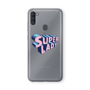 Superlady: Samsung Galaxy A11 Transparant Hoesje