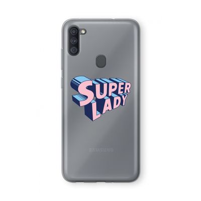 Superlady: Samsung Galaxy A11 Transparant Hoesje