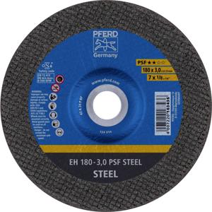 PFERD EH 180-3,0 PSF STEEL 61723222 Doorslijpschijf gebogen 180 mm 25 stuk(s) Staal