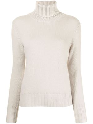 N.Peal pull en cachemire à col roulé - Gris